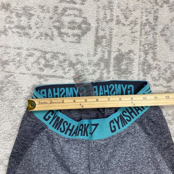 Gymshark Leggings Yoga Athletic Gray Seamless Booty Contour Low Rise Size Medium - Picture 4 of 5